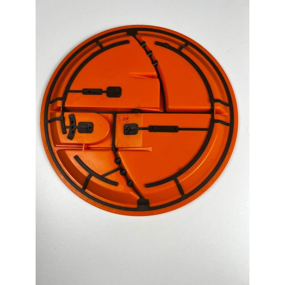Constructive Eating Plate Orange No‎ utensils
